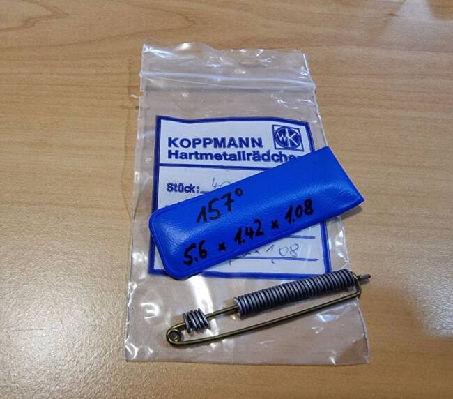 Rotita taiere geam 5,6x1,42x1,08 mm, 157°, TC, Turomas, Bystronic