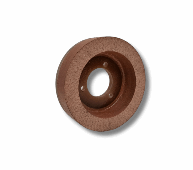 Disc cupă finisare GLOSSY R 150x40x50mm, suport plastic, granulație 40, cant, Bottero