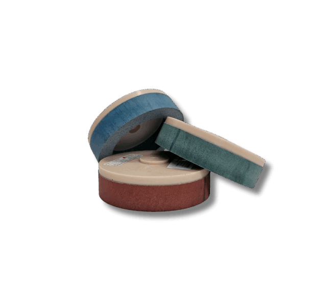 Disc cupă finisare, diametru exterior 150, interior 11 mm, grosime 40 mm, cu platan, granulație 40/60/80, BK 40/60/80 PR6, cant, BAVELLONI