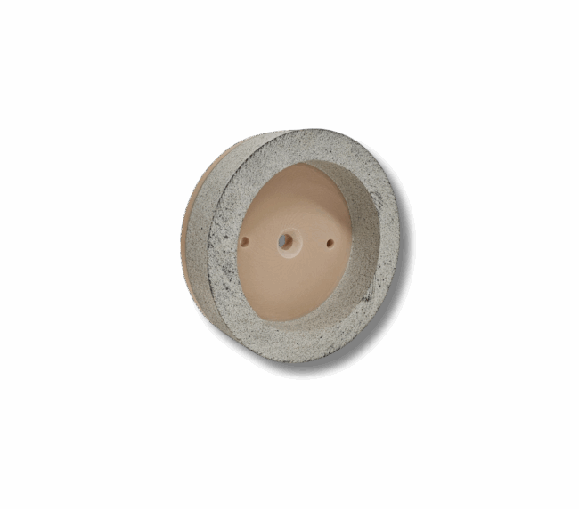 Disc cupă Ceriu , diametru exterior 150 mm, interior 11/105 mm, grosime 40 mm, cu platan, CE - 3, Z325, Bavelloni