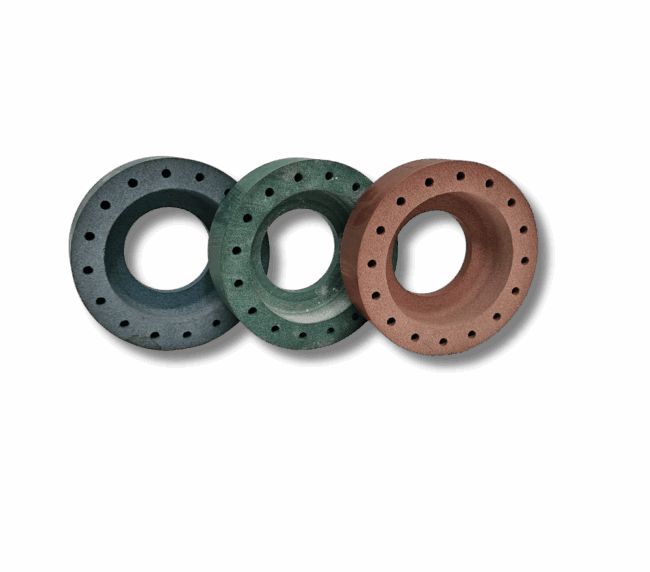Disc cupă finisare "power cool", diametru exterior 150, interior 70 mm, grosime 40 mm,  integral, granulație 40/60/, AO 40/60/80 BJ, cant