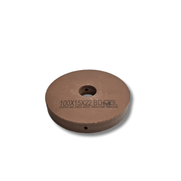 Disc periferic de finisare, diametru exterior 100 mm, interior 22 mm, diferite grosimi 10,15, 20,25,30,35,40 mm, găuri de răcire, tip BD