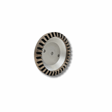 Disc cupă diamantat segmentat, dimensiuni exterior 150x15x7, interior 12 mm, 15°, 32 segmente, H=40 mm, granulație 100, SINGIP ( MCM 9-pos.1)