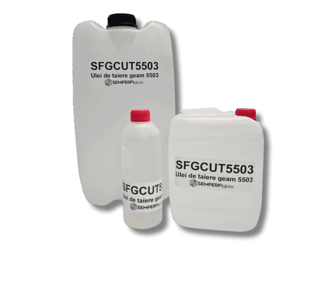Ulei de tăiere geam 5503 disponibil la 1l, 5l si 25 l
