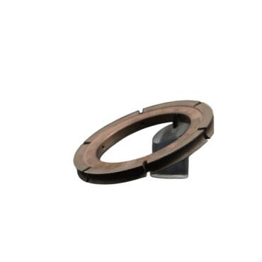 Inel diamantat periferic, diametru ext. 100 mm, , gauri de racire, segm., gran. 230, profil cant ”C”, geam 3 -19 mm,interior 68 mm pentru prindere cu flansa